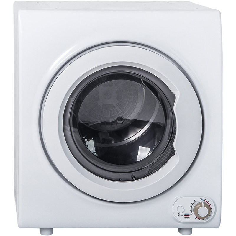 Pimpimsky 2 65 Cu Ft Electric Dryer With Sensor Dry In White Wayfair