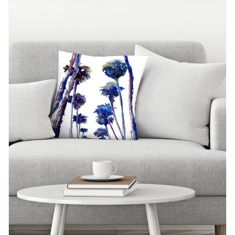 East Urban Home Suren Nersisyan Palm Trees Throw Pillow Wayfair