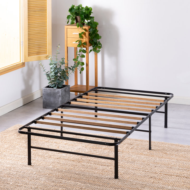 SmartBase 14 inch Essential Mattress Foundation with Rayon from Bamboo Slats Size: Extra-long Twin