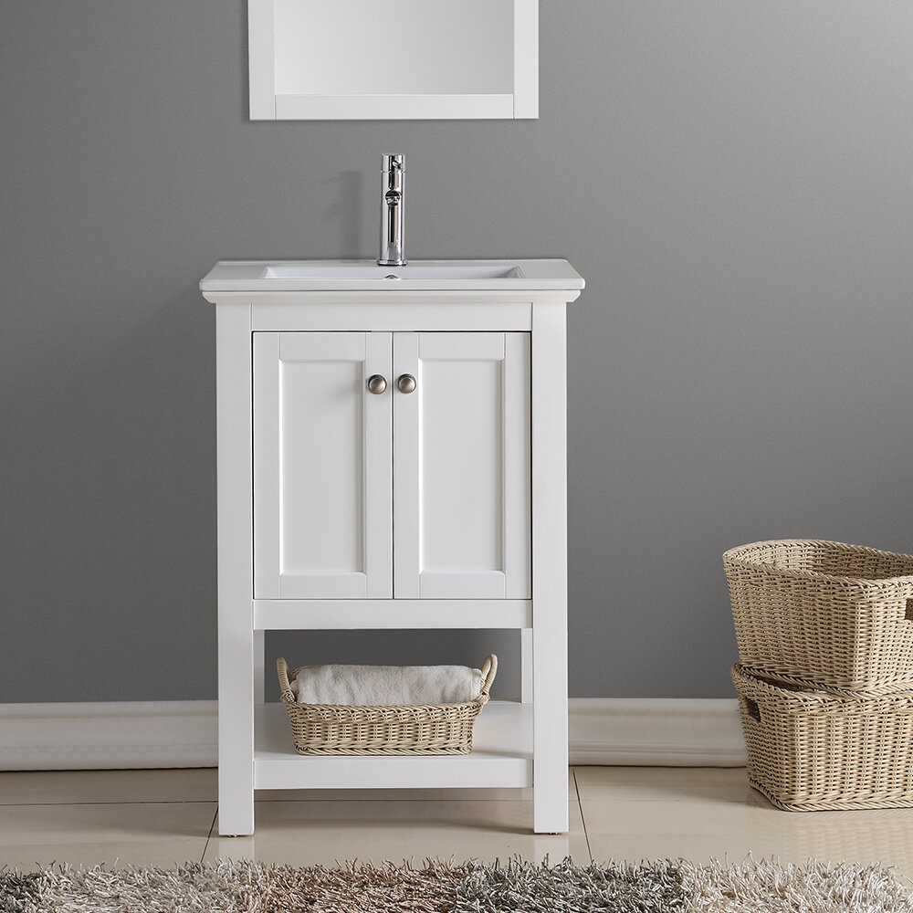 Fresca Manchester 24 Single Bathroom Vanity Set Reviews Wayfair