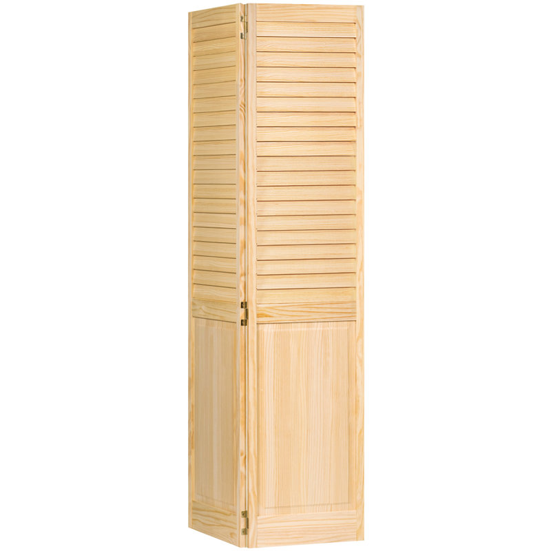 Kiby Porte Plantation Pliante A Persiennes En Bois De Pin Non Fini