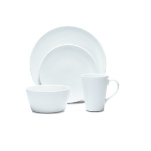 Colorscapes WoW Swirl 4 Piece Place Setting, Service for 1