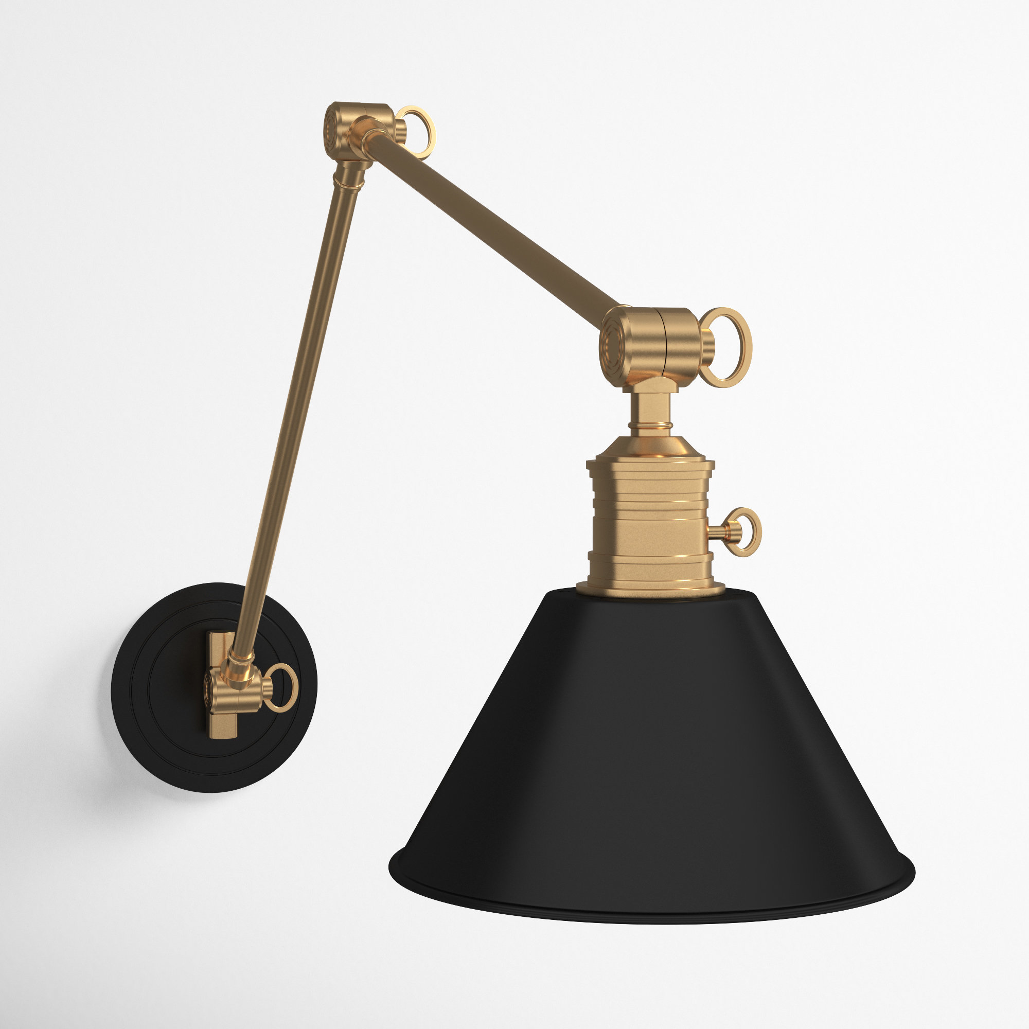 Joss & Main Enzo Aluminum Swing Arm Sconce Wayfair