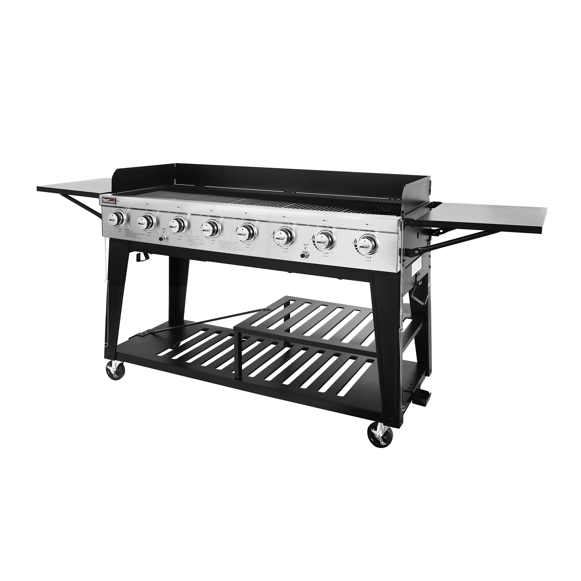 Royal Gourmet 8 Burner Free Standing Liquid Propane Btu Gas Grill Reviews Wayfair