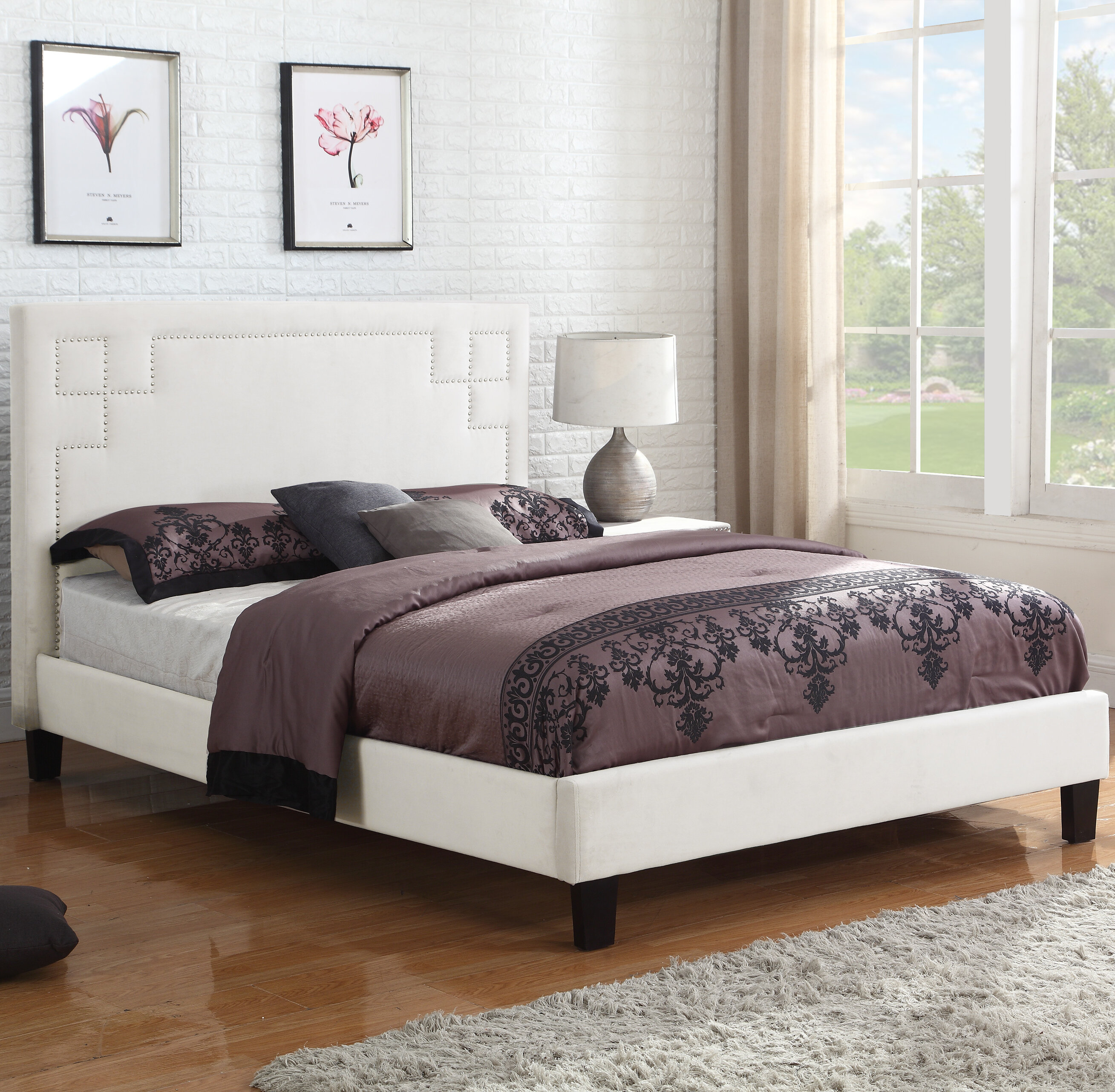 Mercer41 Dunnes Upholstered Platform Bed Reviews Wayfair