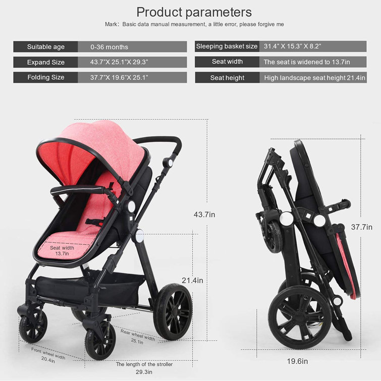 compact single stroller