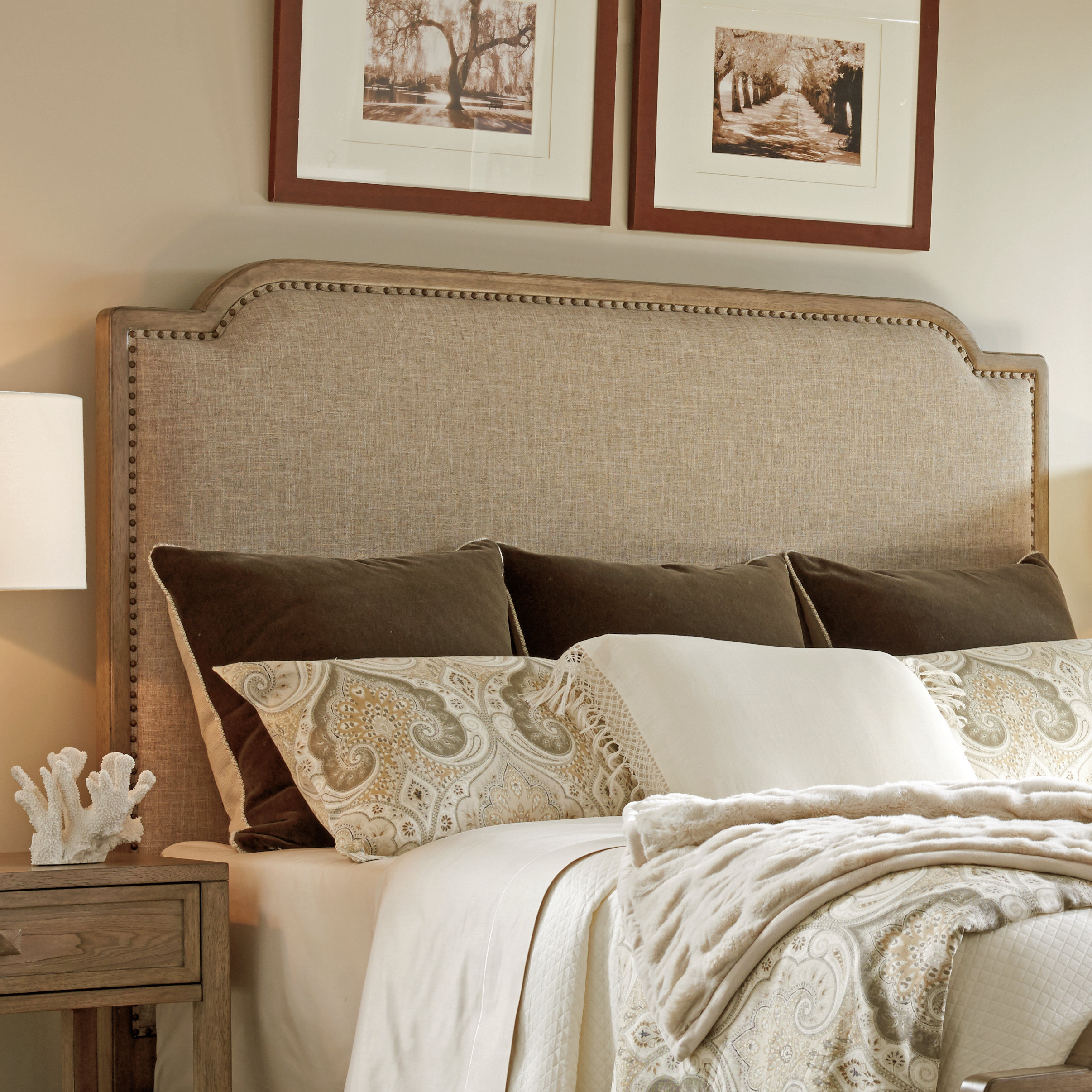 Tommy Bahama Home Cypress Point Upholstered Headboard & Reviews Wayfair