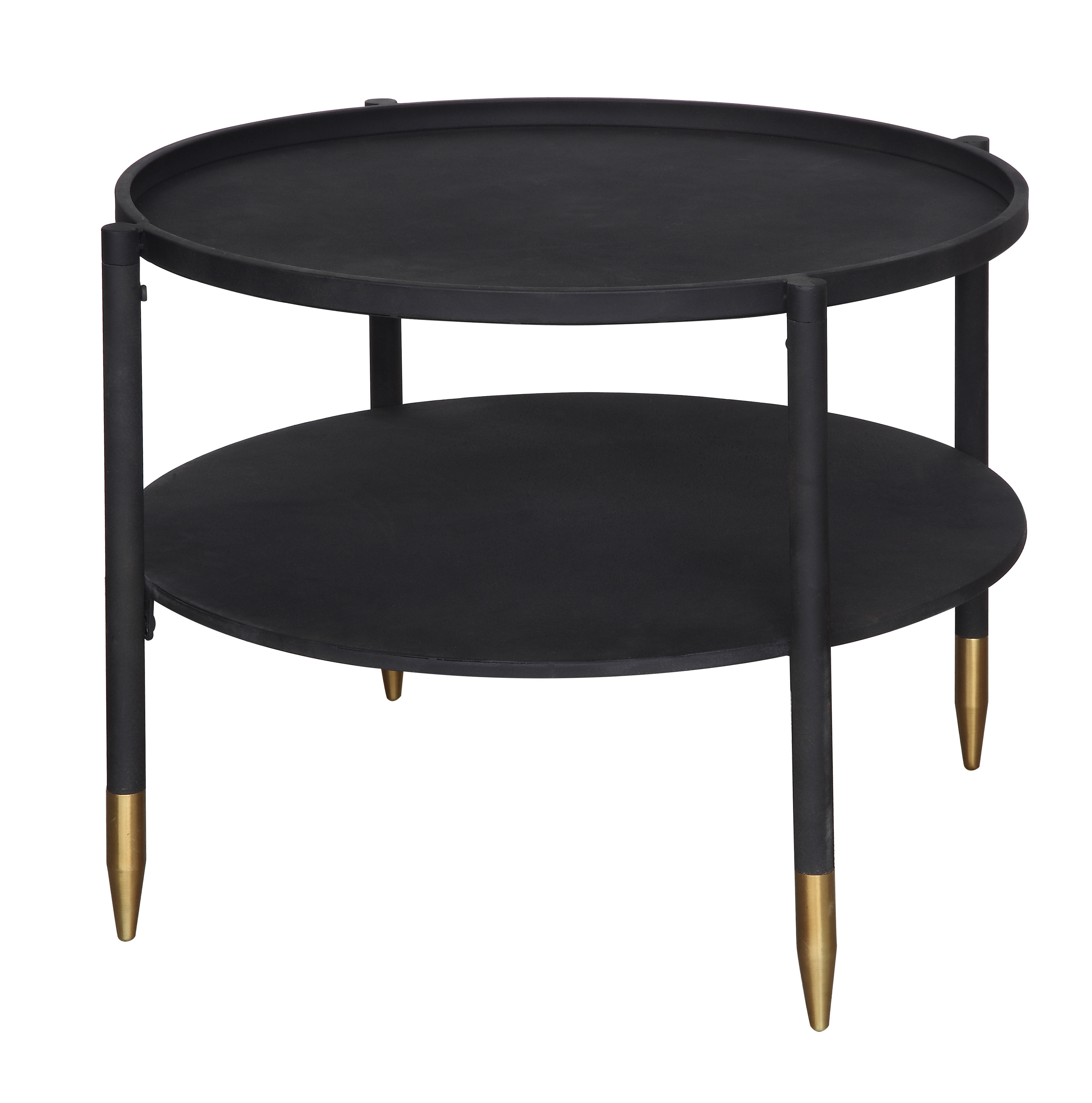 Everly Quinn Metal 4 Legs Coffee Table with Storage & Reviews Wayfair