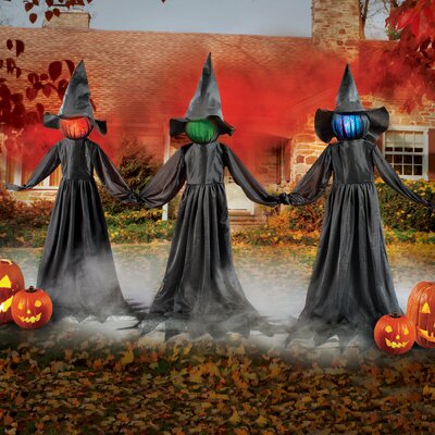 The Holiday Aisle® Witch Stake Trio Garden Stake & Reviews | Wayfair