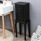 Target/furniture/mirrored jewelry cabinet armoire (83)‎. black jewelry armoires free shipping