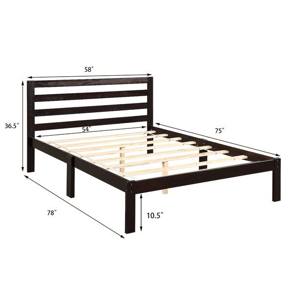 Latitude Run® Aishi Solid Wood Platform Bed & Reviews | Wayfair