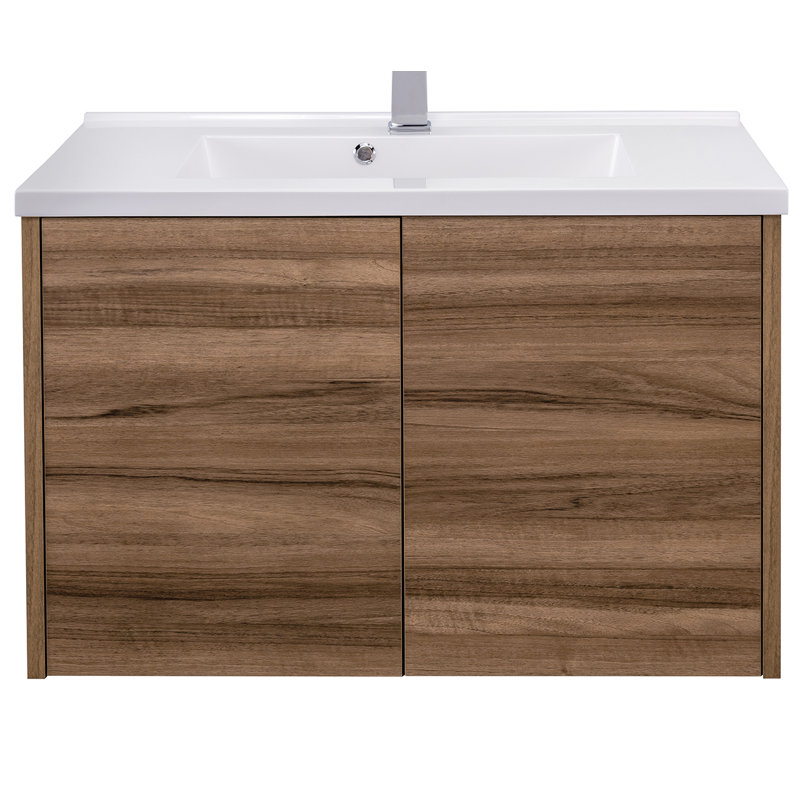 Orren Ellis Mcpeak 32" WallMounted Single Bathroom Vanity Set Wayfair