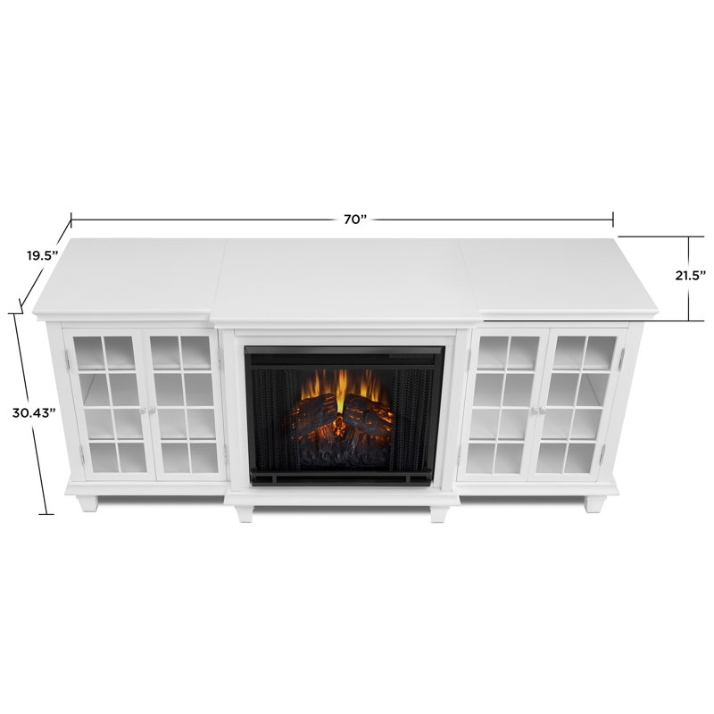 Real Flame Marlowe Tv Stand For Tvs Up To 78 Inches With Electric