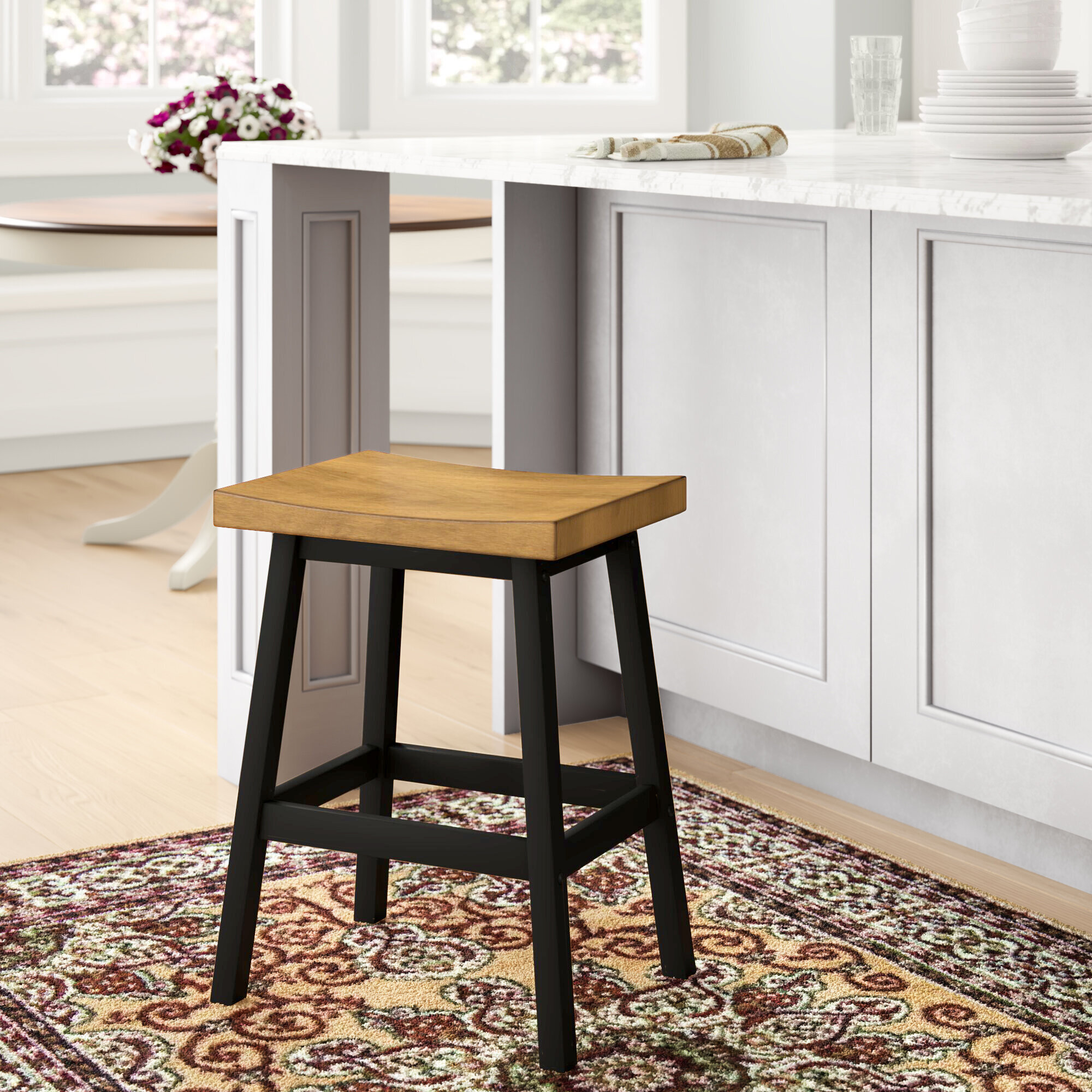 solid wood breakfast bar stools