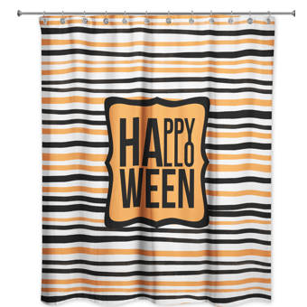 House Of Hampton Ketcham Chevron Single Shower Curtain Wayfair