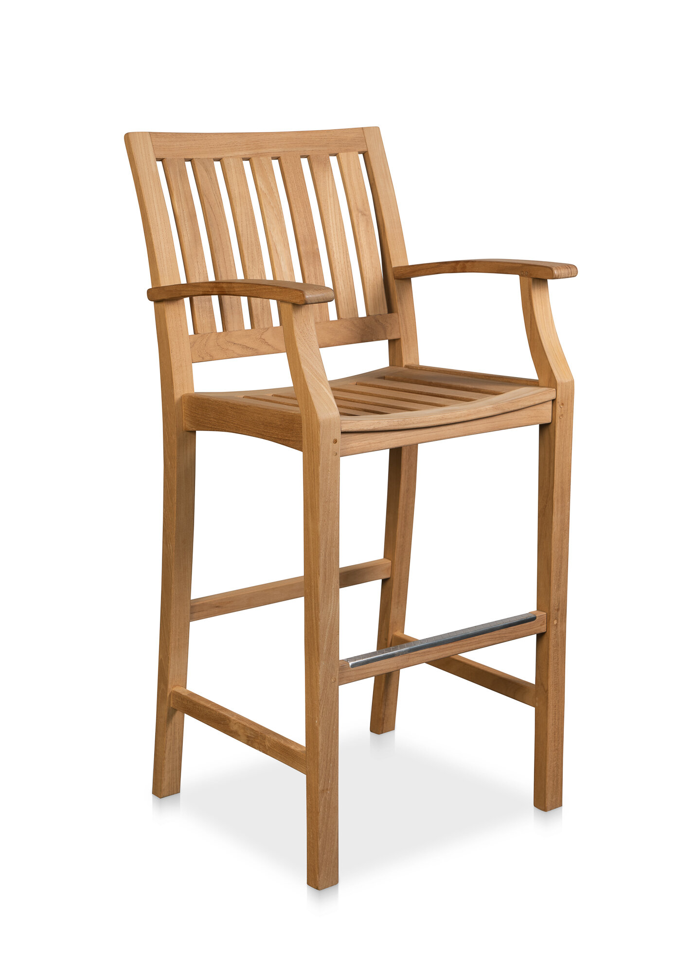 Giva A-Grade Teak Outdoor Garden Patio Armless Bar Chair Stool Furniture New 