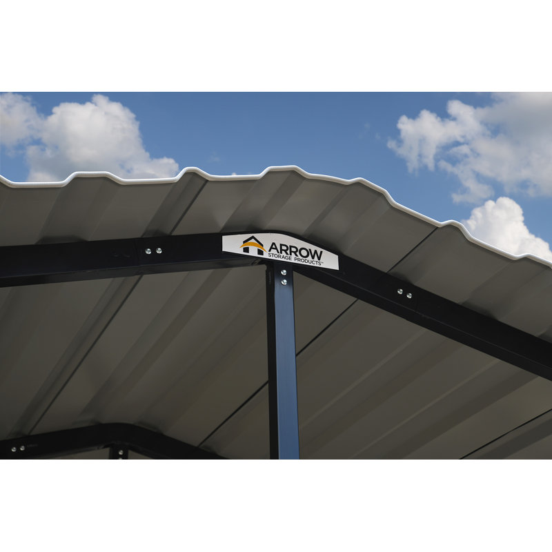 Arrow Carport 14 Ft X 20 Ft Canopy Wayfair