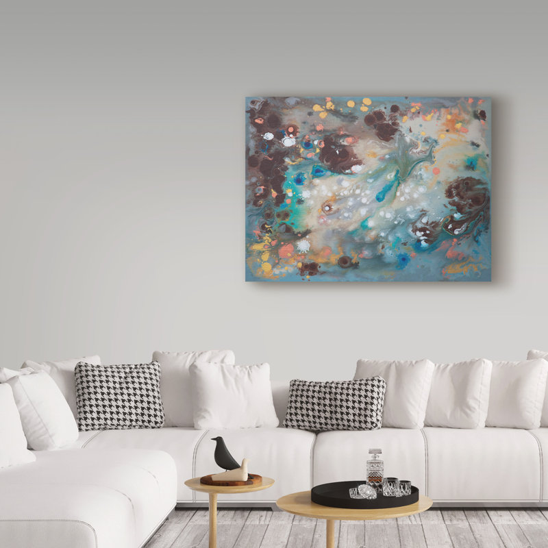 Trademark Art Abstract Universe Acrylic Painting Print On