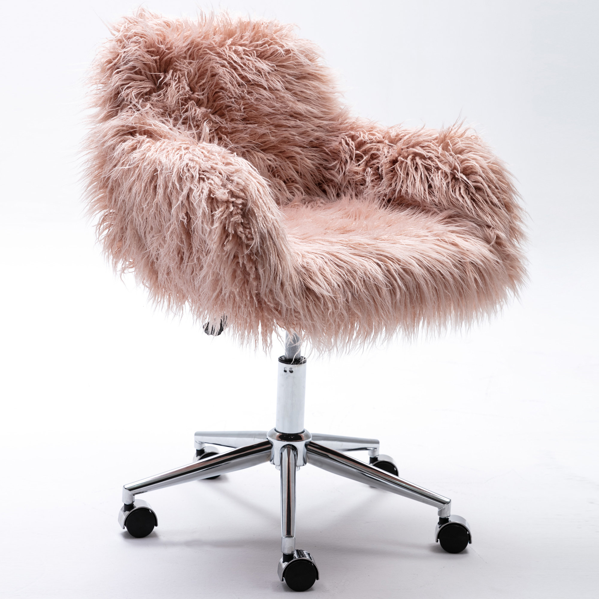 faux fur computer chair