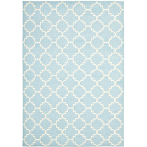 Danbury Hand-Woven Wool Light Blue/Ivory Area Rug
