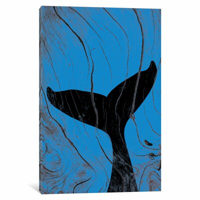 'Emerging Underwater' Graphic Art on Canvas East Urban Home Size: 40