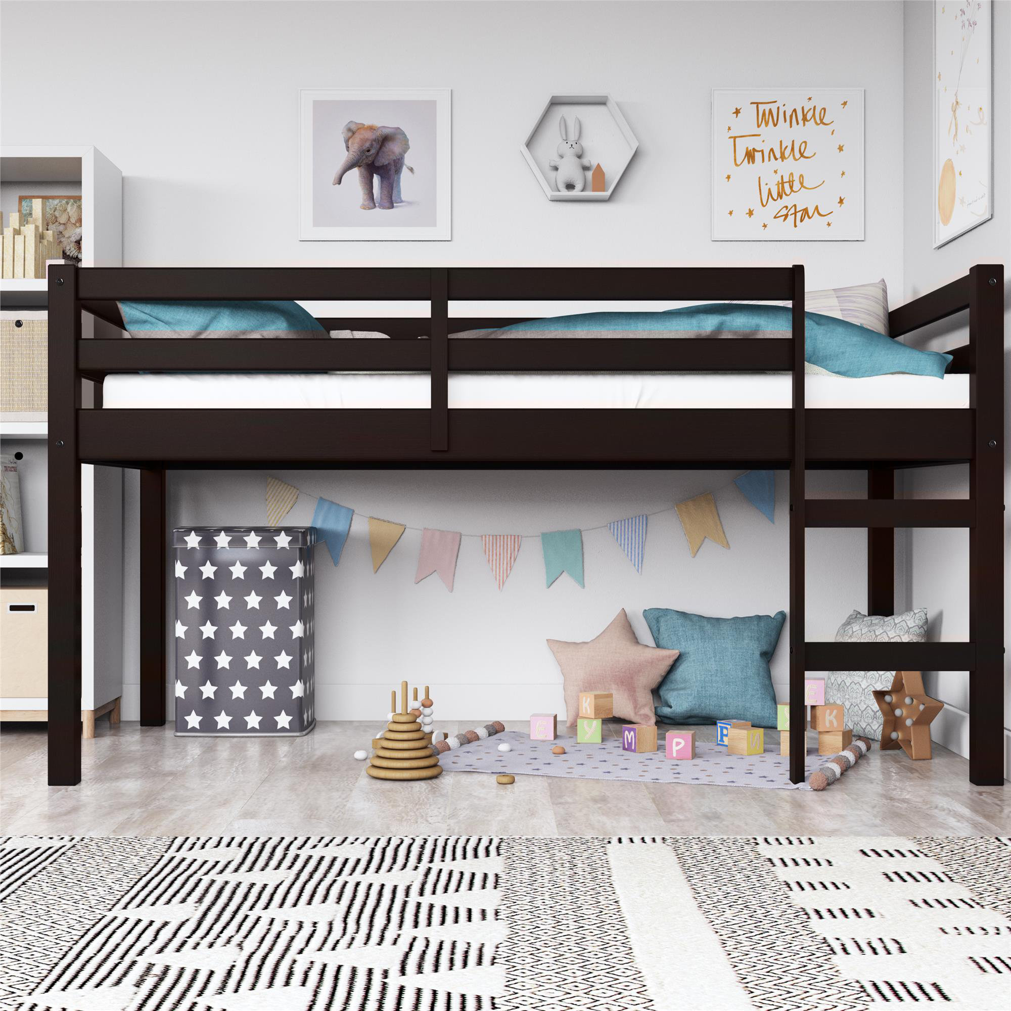 junior twin loft bed