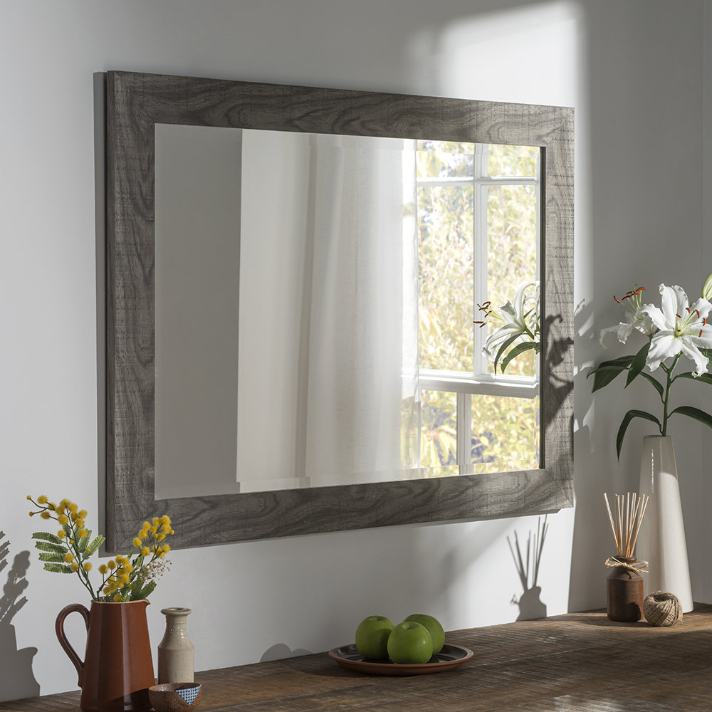 Fernleaf Masham Rectangle Wood Wall Mirror & Reviews Wayfair.co.uk