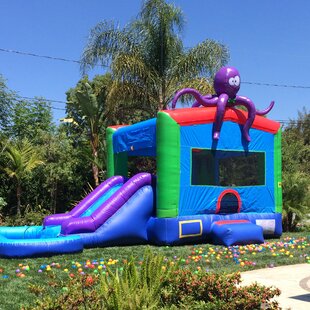 Backyard Bouncy House for Kids with Educational Elements Vinyl Heavy Duty Commercial Inflatable HullaBalloo Sales Bounce N Learn Commercial Bounce House with Blower Included 