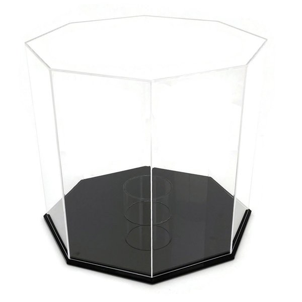 Vandue Corporation Ondisplay Deluxe Octagon Uv Protected Basketball Soccer Ball Display Case Wayfair