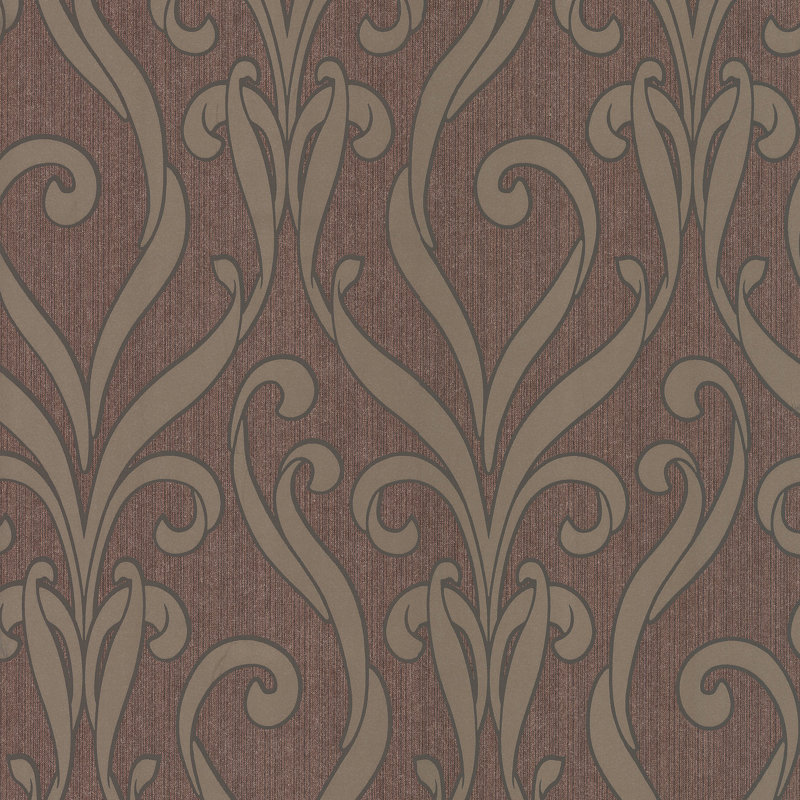 Brewster Home Fashions Serene Medusa 33 X 20 5 Scroll 3d Embossed Wallpaper Wayfair