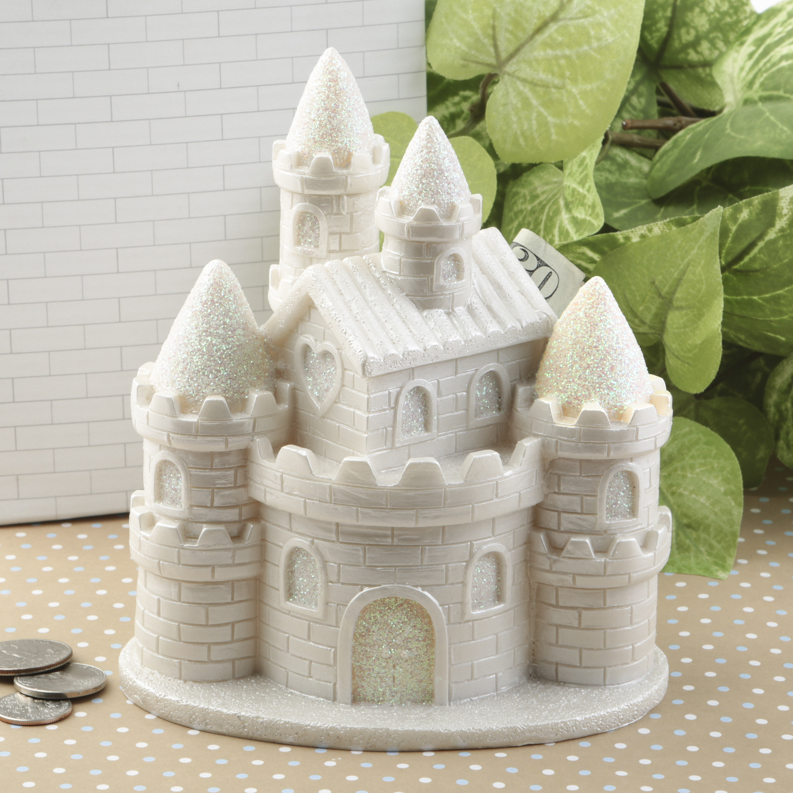 Zoomie Kids Hefley Fairytale Castle Piggy Bank