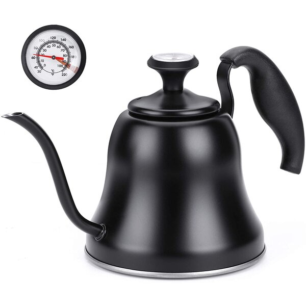 S Non-Magnetic Coffee Tea Pot Water Kettle with Filter for Restaurant Home Use Stainless Steel Tea Pot Tea Kettle