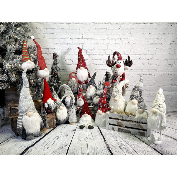 White Nordic Decoration Delicate Sparkle Winter Gnome