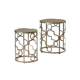 Witney 2 Piece Nesting Table Set by House of Hampton Top Reviews