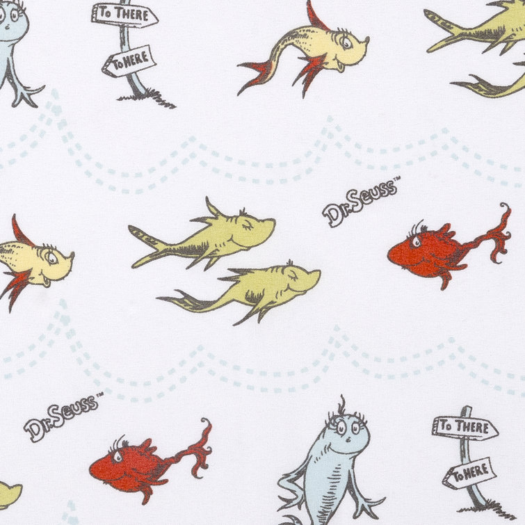 Trend Lab Dr Seuss One Fish Two Fish 4 Piece Crib Bedding Set Reviews Wayfair