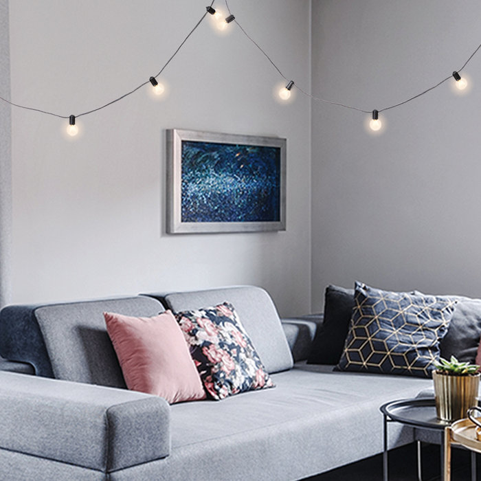 Wrought Studio Anstett 10 Ft 10 Light Globe String Lights