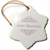 Just Married Ornament Wayfair