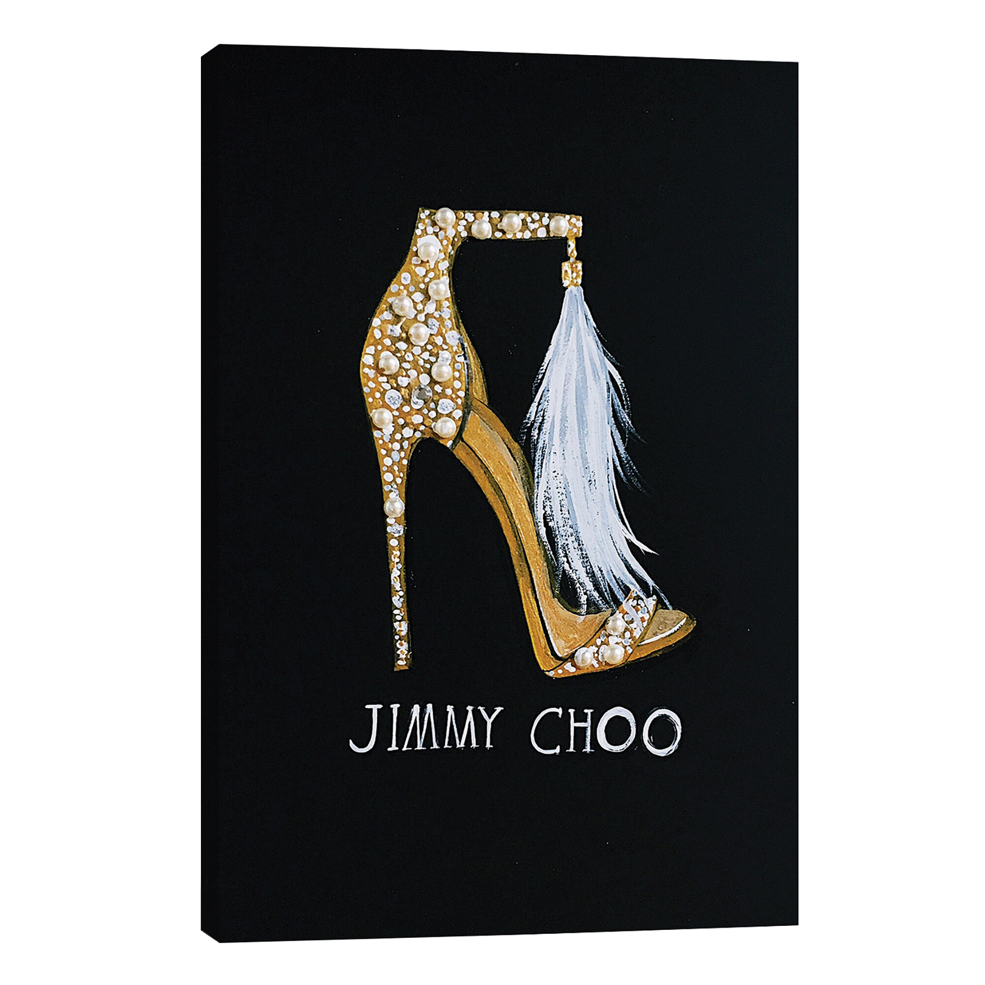 Icanvas Jimmy Choo I By Rongrong Devoe Print On Canvas Wayfair 