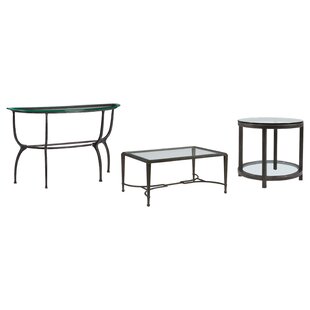 Metal Designs 3 Piece Coffee Table Set by Artistica Home