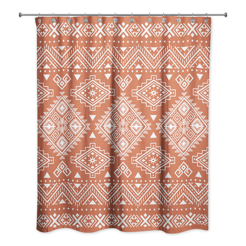 Foundry Select Eilidh Tribal Pattern Single Shower Curtain Wayfair