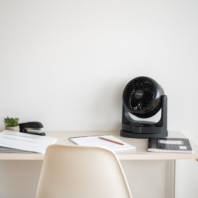 Dorm Office Black Mini Fan,Fan Small Size USB Table Desk Personal Fan,Ideal For The Home /& More