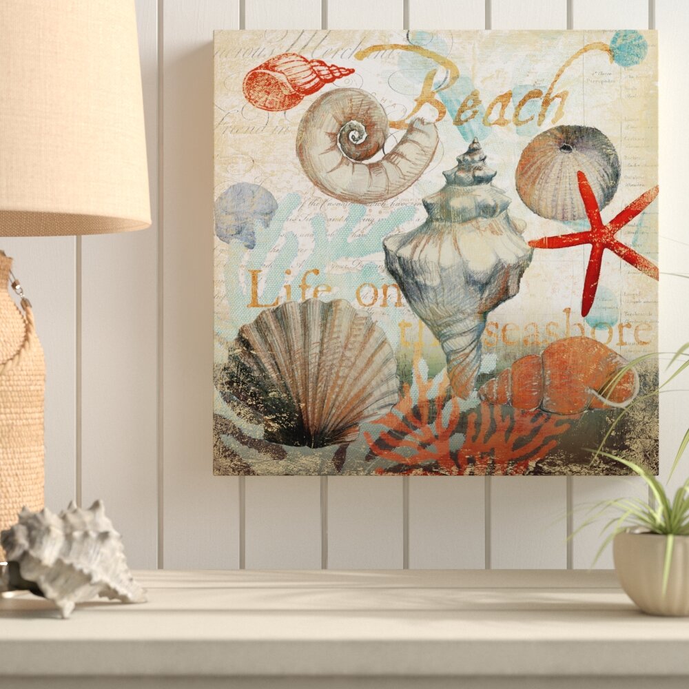 Highland Dunes Shell Collector Beach by Art Licensing Studio - Graphic ...