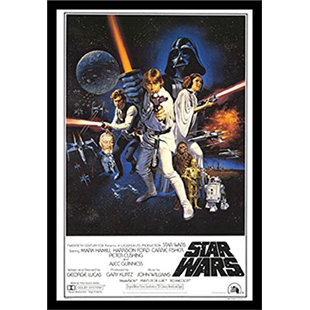 Star Wars Framed Art Wayfair Star Wars A New Hope Framed Graphic Art