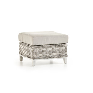 Go to store & view more images Cape Lookout Ottoman With Cushion by South Sea Rattan