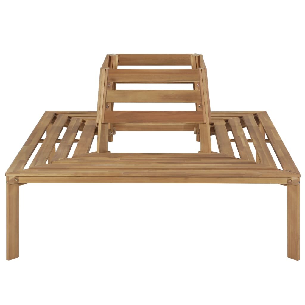 East Urban Home Mcmorris Wooden Tree Bench Reviews Wayfair