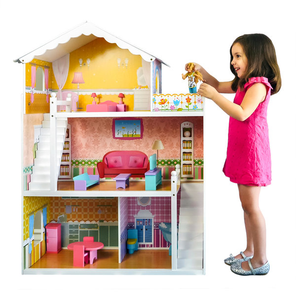big wooden doll houses for sale