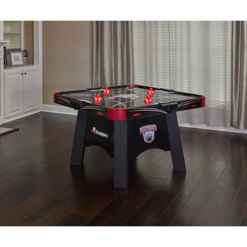 Atomic 47 5 4 Player Air Hockey Table With Manual Scoreboard And Lights