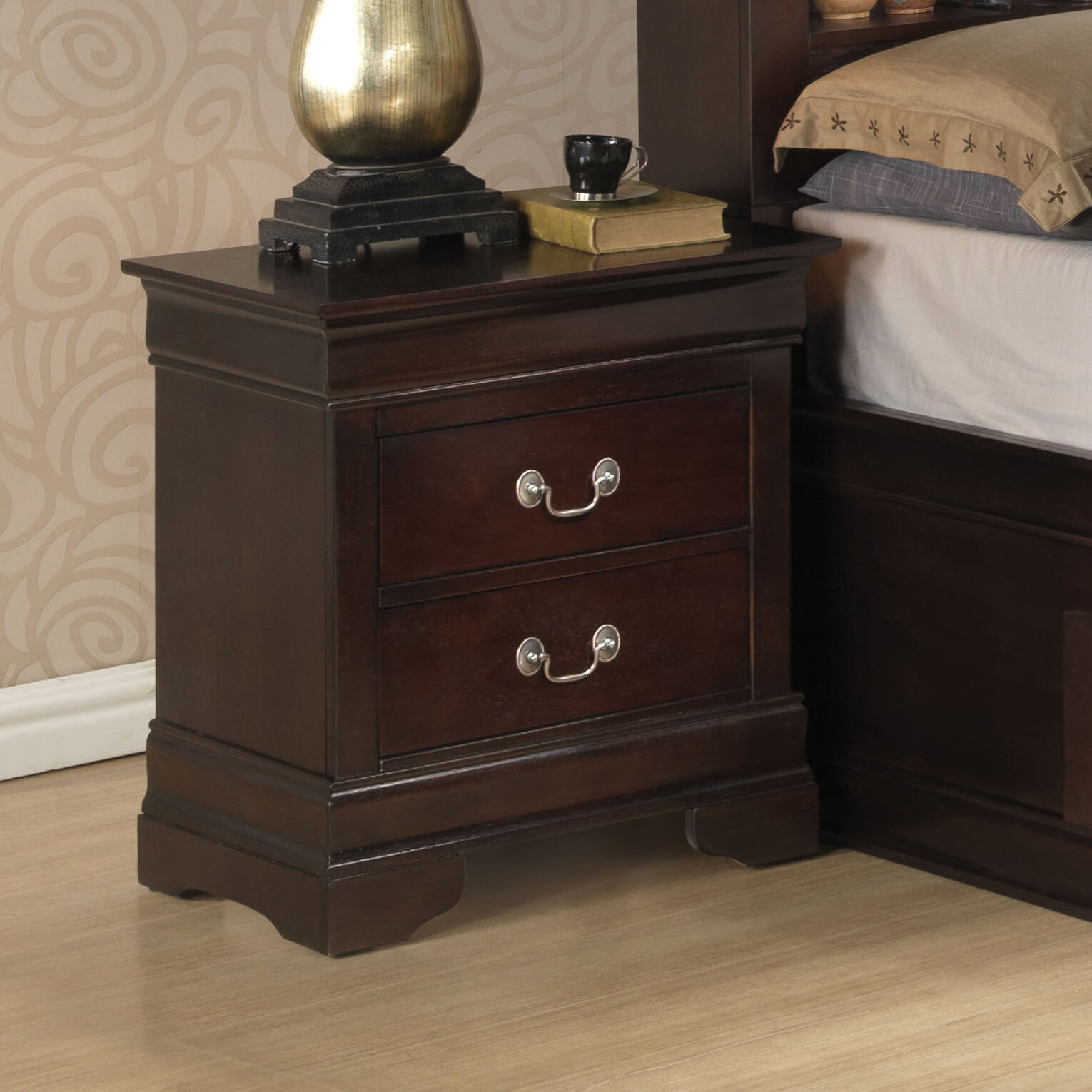 Lark Manor Babcock 2 Drawer Nightstand Birch Lane