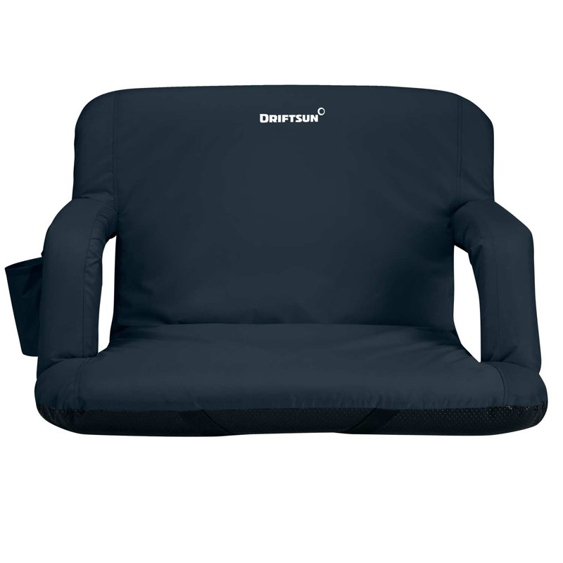 Driftsun Extra Wide Deluxe Reclining Stadium Seat With Cushion