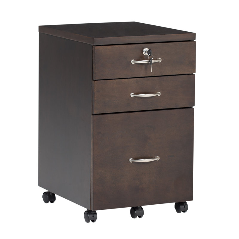 Studio Designs Home Newel 3 Drawer Mobile Vertical Filing Cabinet
